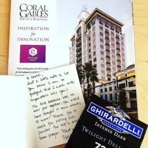 CITY OF CORAL GABLES THANK YOU CARD