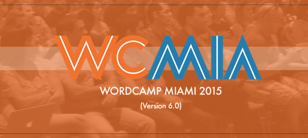 Graphic word camp miami poster