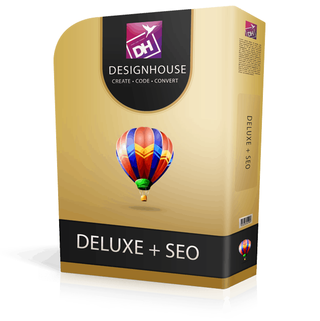 image of web hosting Deluxe + SEO package